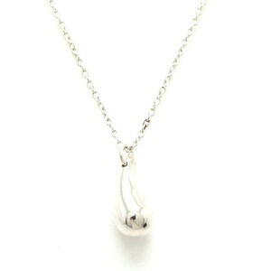 TIFFANYCo Tiffany Elsa Peretti Teardrop Pendant Necklace Silver